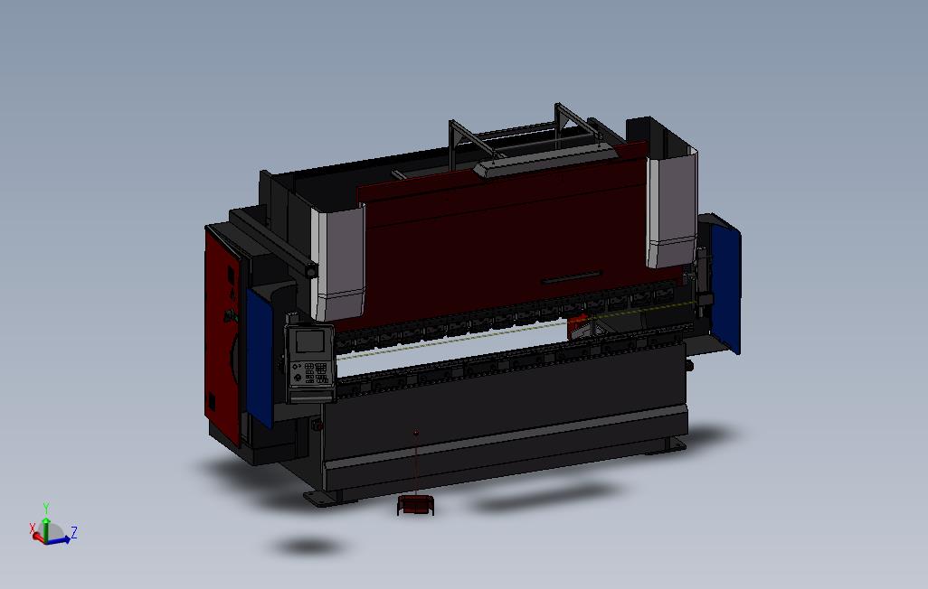 AMADA-1003数控折弯机SW设计3D模型（SolidWorks设计