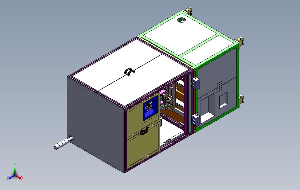 FPC7-14折弯设备、FPC软板折弯机3D模型（SolidWorks设计