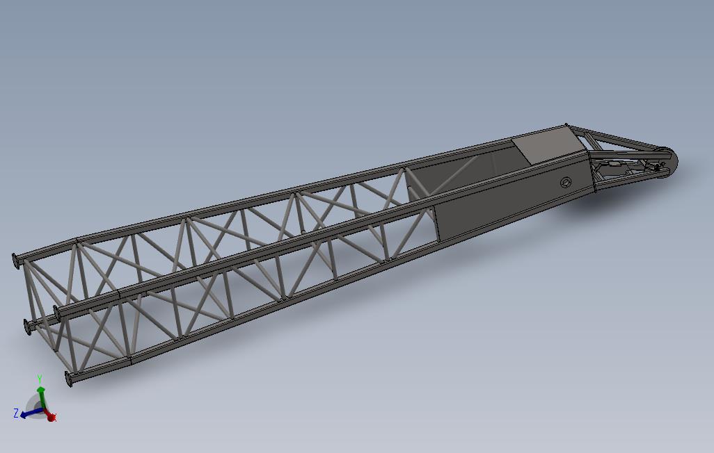 吊车架3D模型（SolidWorks设计