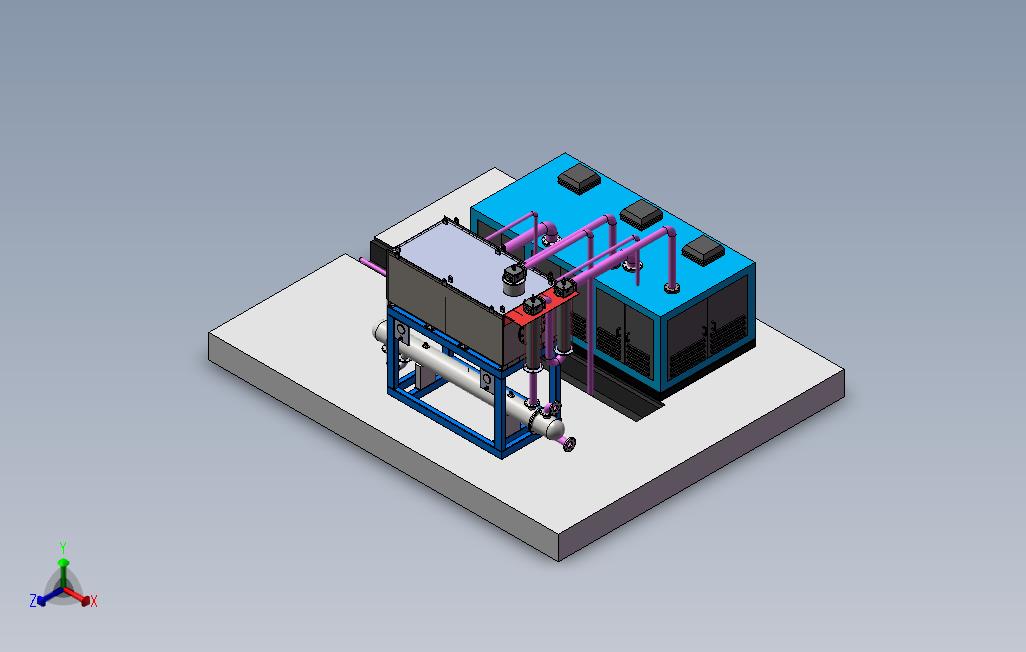 液压站模型3D模型