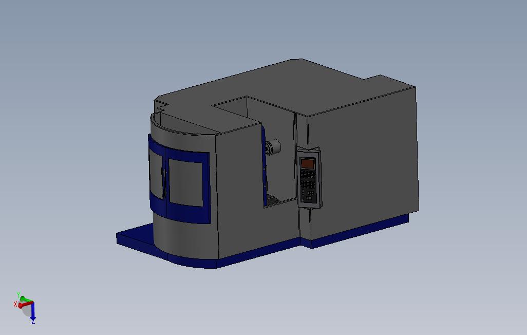 卧式加工中心_SolidWorks设计