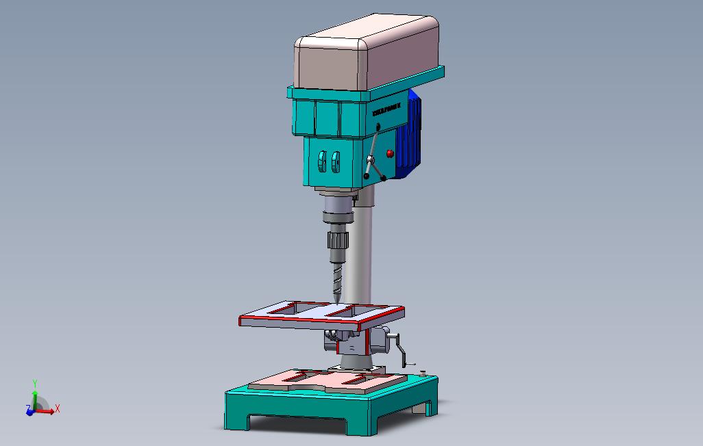 台式钻床（SolidWorks设计