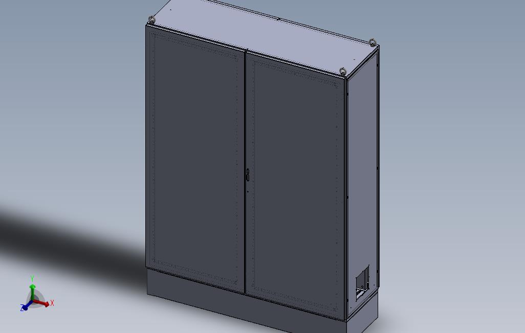 威图ps电箱柜3D模型_SolidWorks设计