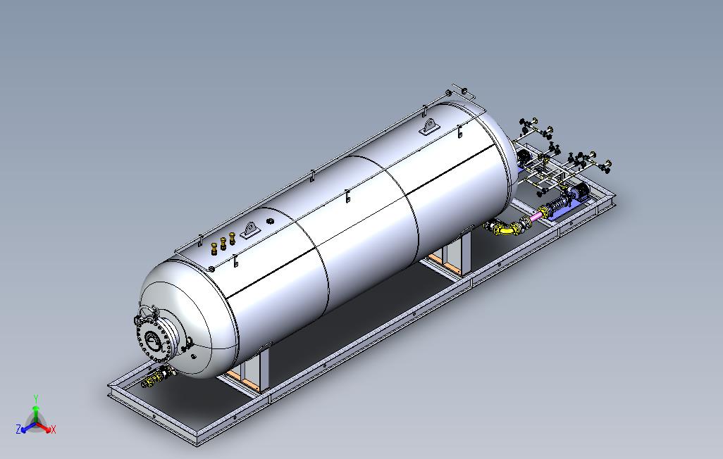 LPG压力容器3d