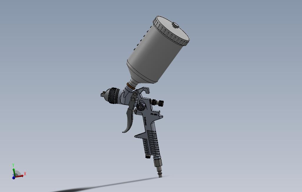 喷漆枪3D模型设计