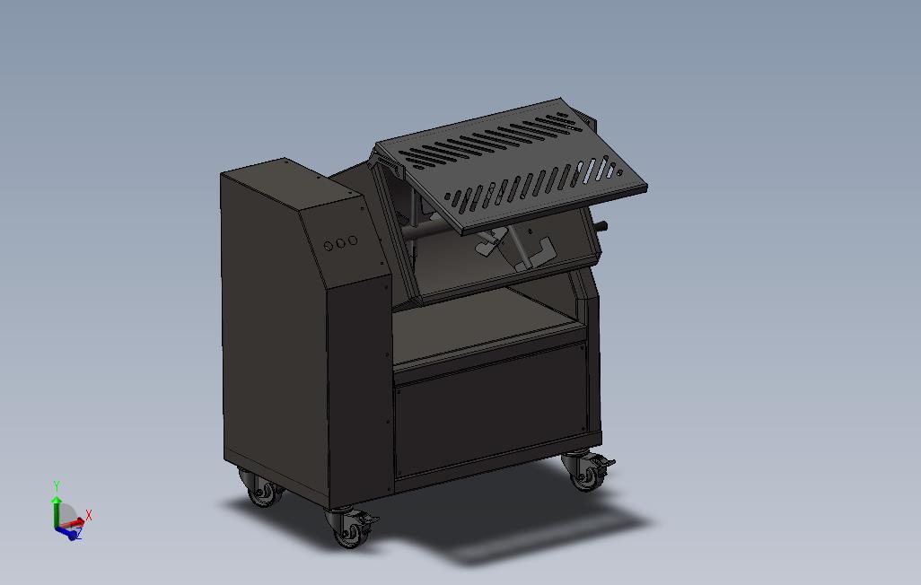 混合机3d模型3D模型（SolidWorks设计