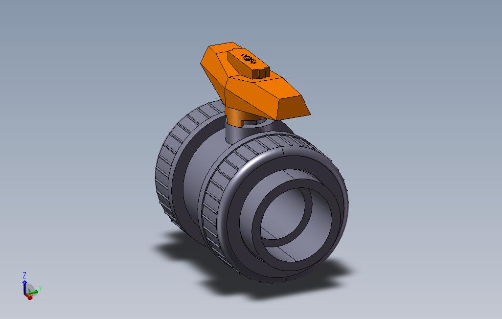 管件UPVC3D模型_SolidWorks设计_stepstp