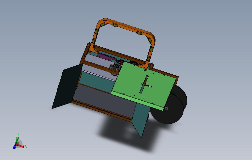 纸箱自动捆扎机3D模型设计