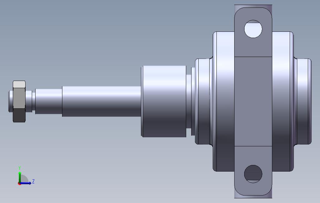 齿轮泵3D模型CAD图纸说明书3D模型(SolidWorks 左侧视图