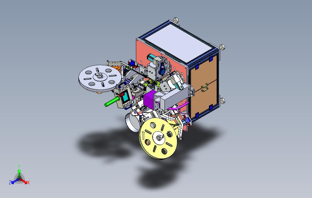 非标精密凸轮插针点焊检测一体机3D模型STP格式