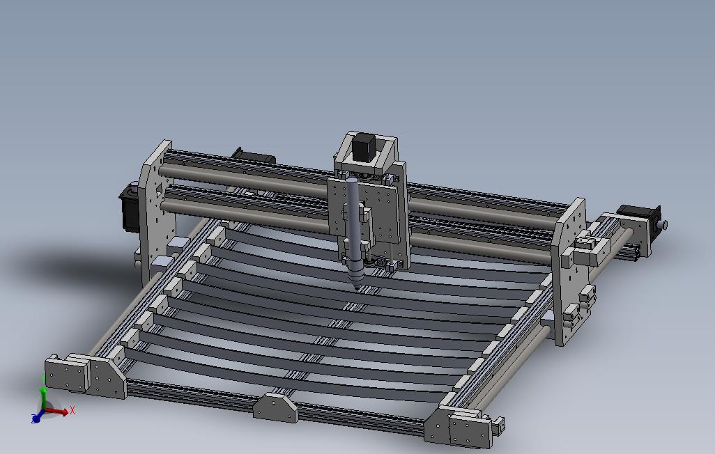 under750等离子切割机结构3D图纸Solidworks设计