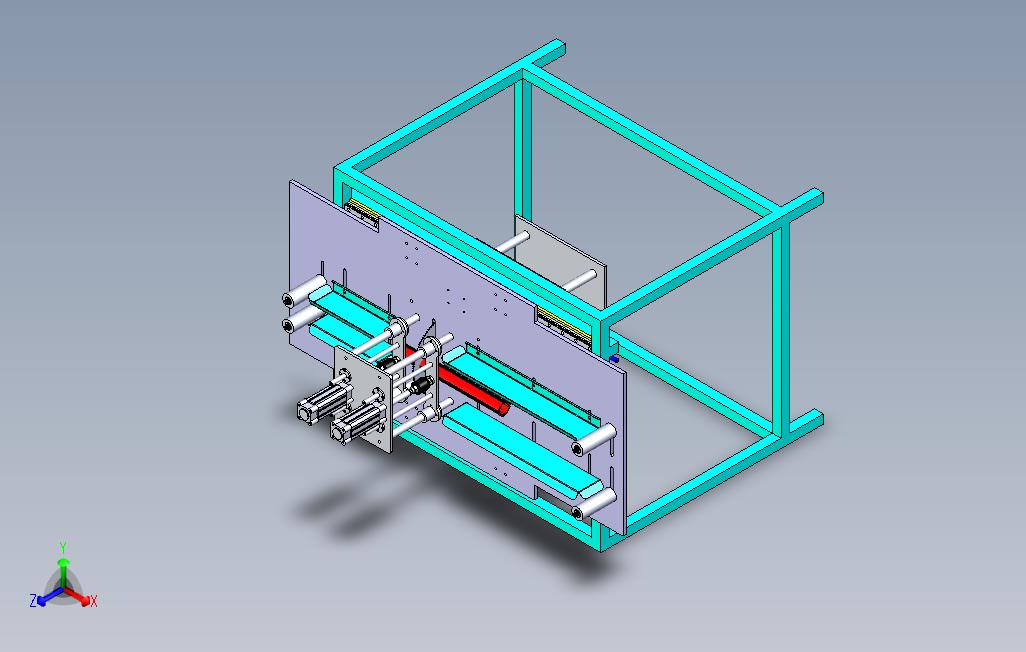 塑料管切割机3D数模图纸x_t格式