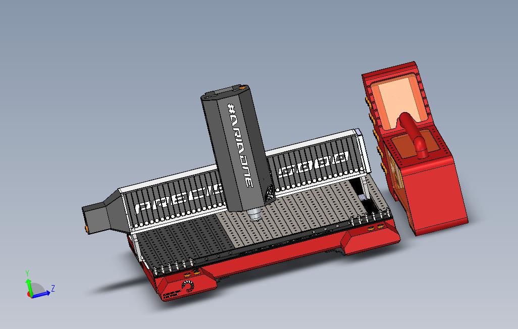 大幅面激光切割机_SOLIDWORKS 2016_模型图纸下载 – 懒石网