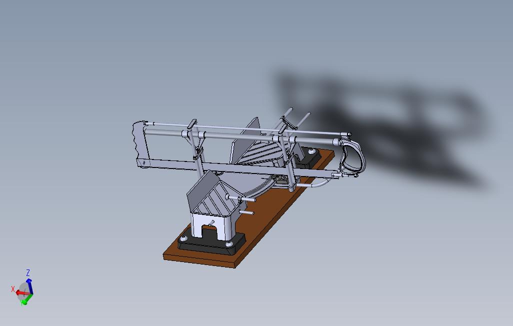 手工木工切割机3D数模图纸Solidworks设计