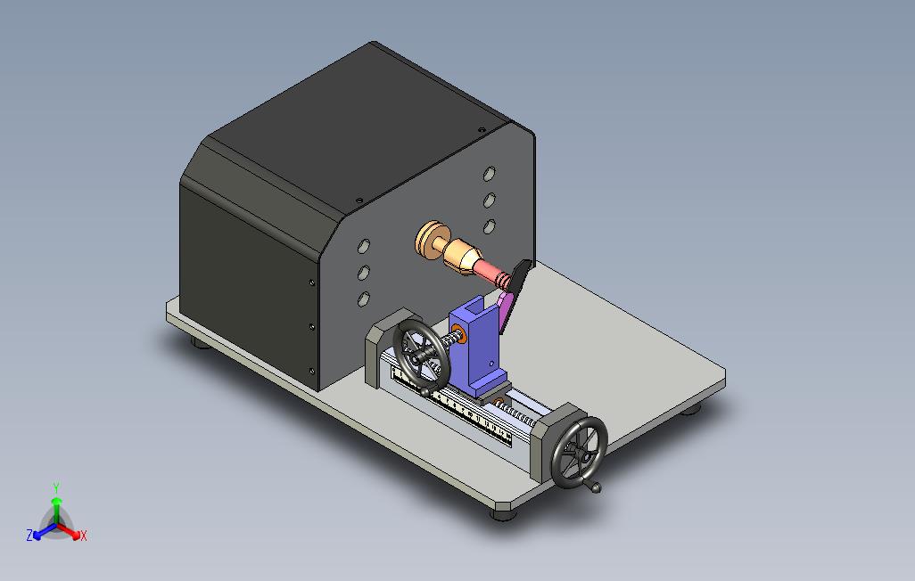 橡胶管切割机3D模型图纸STEP格式