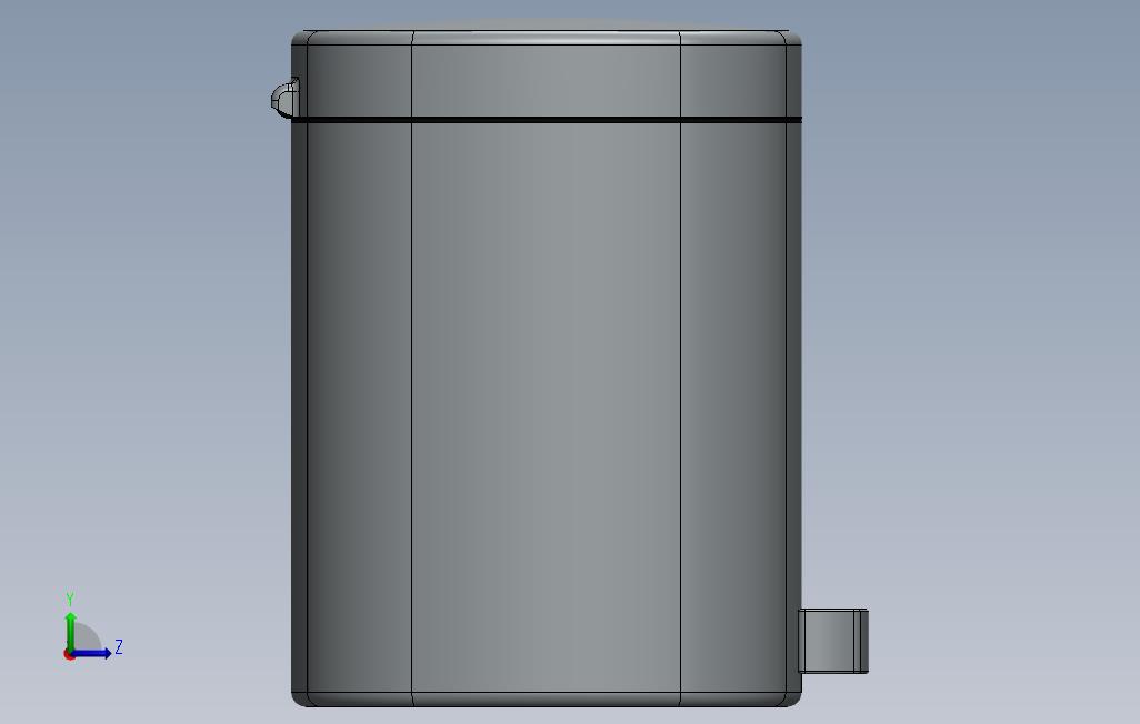 垃圾桶_SOLIDWORKS 2016_模型图纸下载 – 懒石网