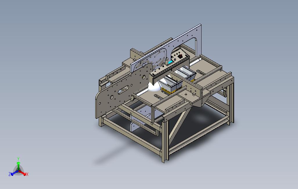 果冻食品灌装机3D模型图纸IGS格式