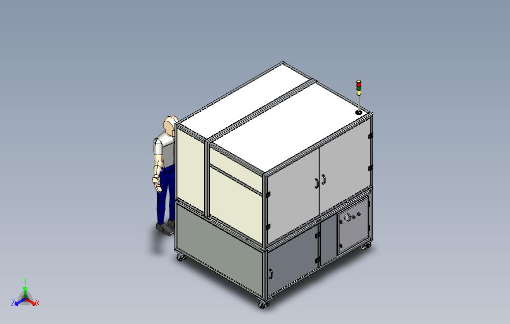 过滤器测试自动化设备3D图纸STEP格式