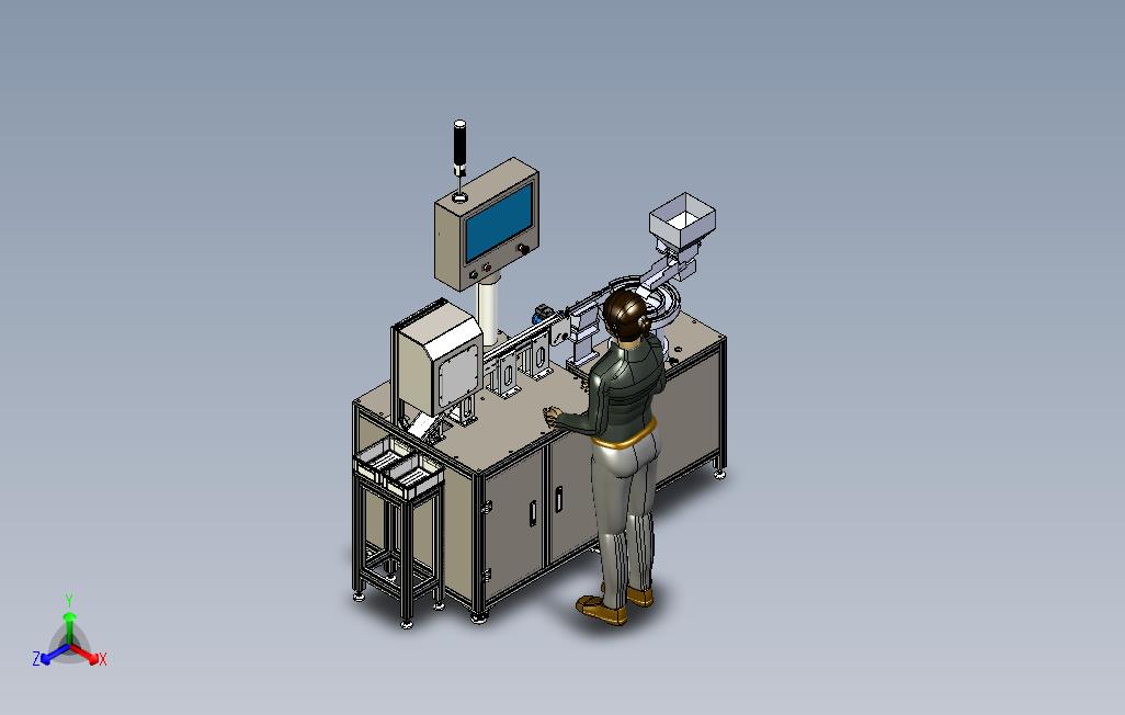 销直径检测设备3D图纸STEP格式