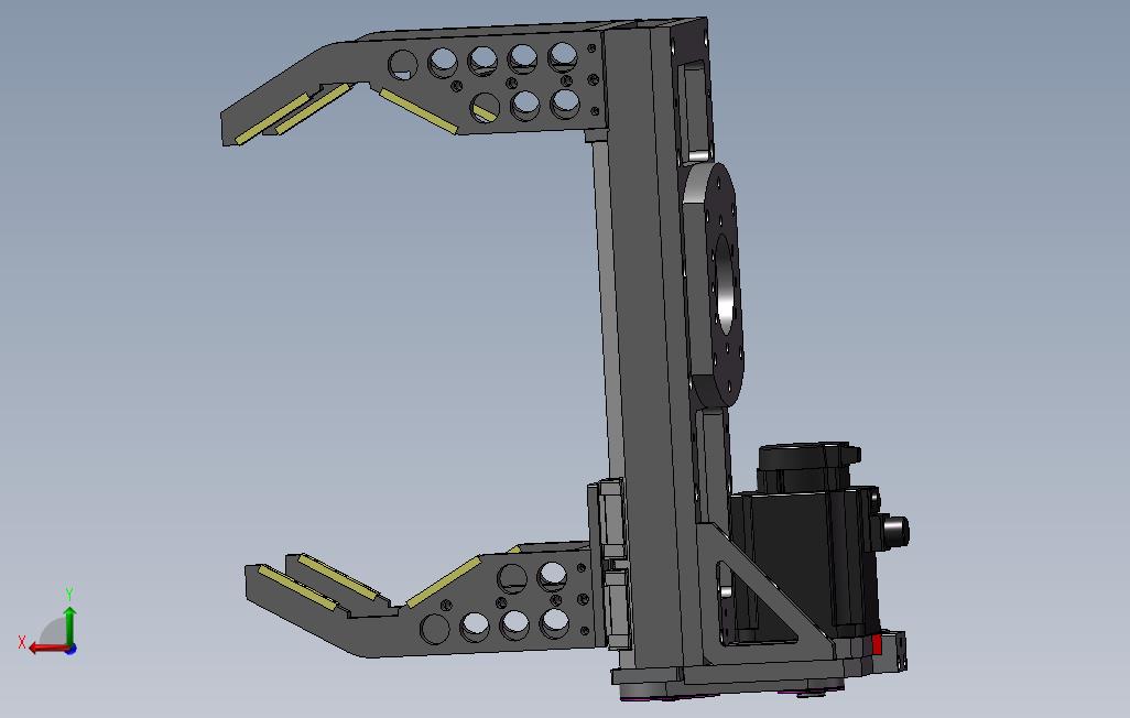 伺服抓手 Solidworks 2018 模型图纸下载 懒石网