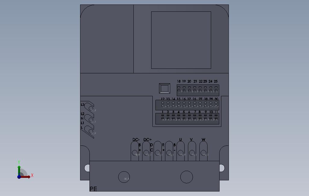 西门子电气6SE6440-2UD31-1CA1 正面视图