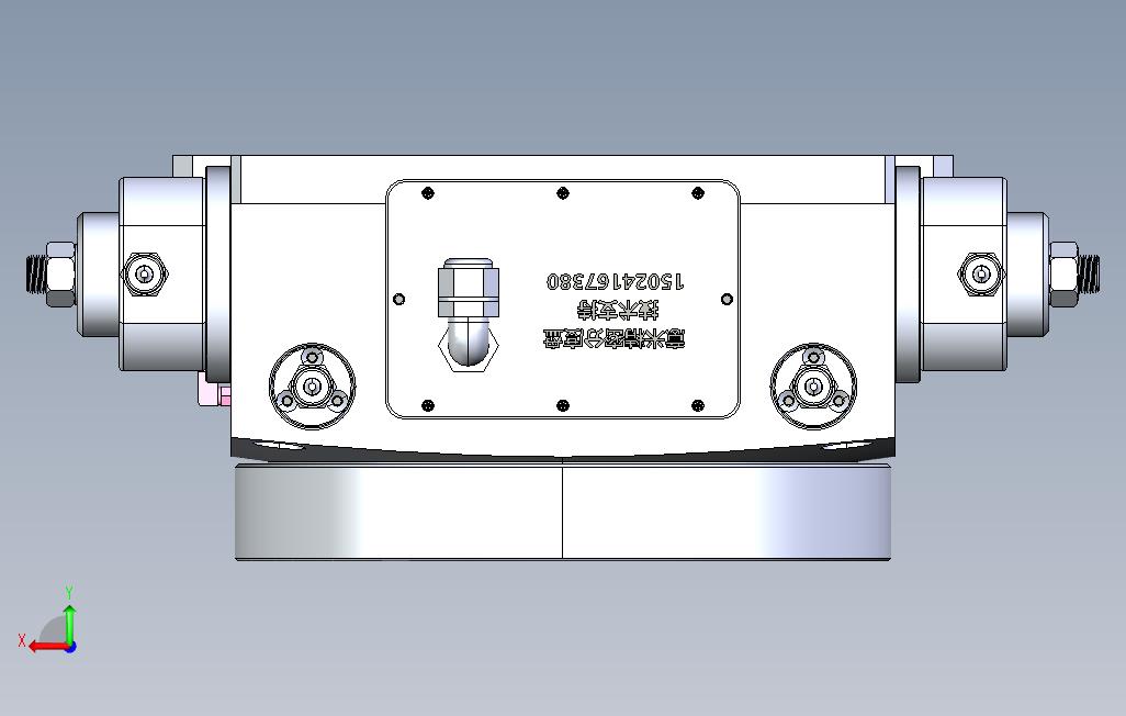 HCT-340油压分度盘 背面视图