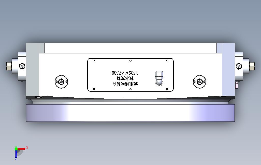 HCT-800油压分度盘 俯视图