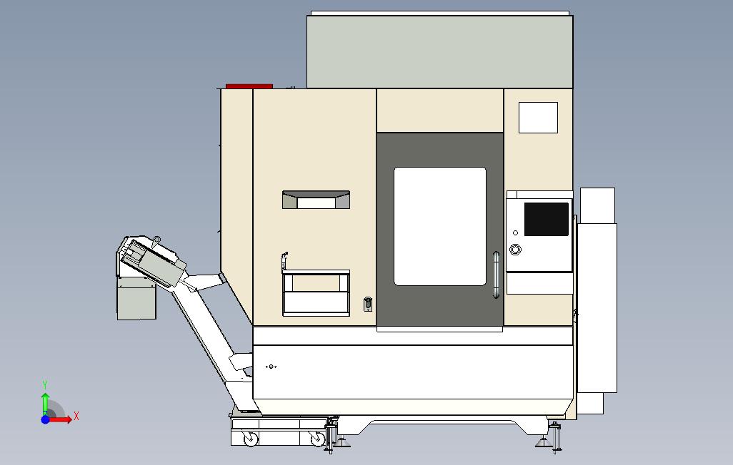 UMC-750五轴机床加工中心 正面视图