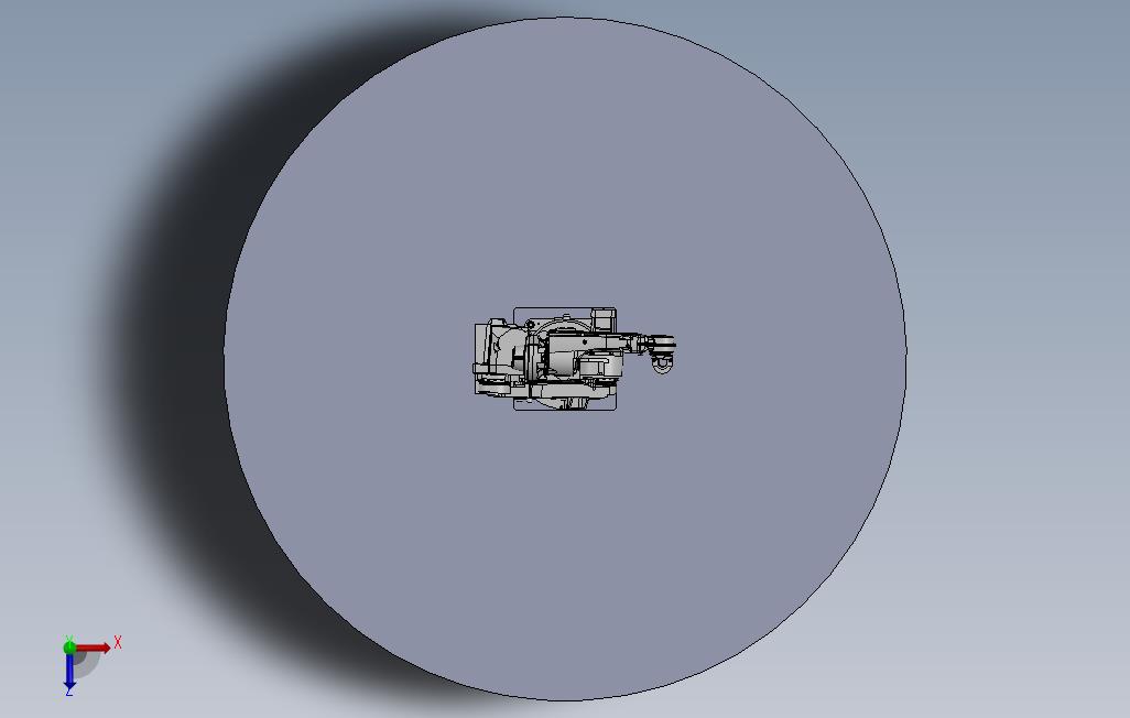 ABB机器人IRB1520ID-4Kg15M 俯视图
