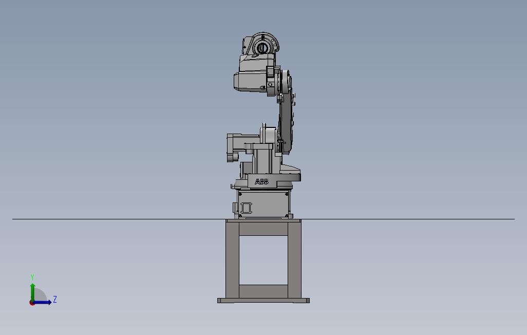 ABB机器人IRB1520ID-4Kg15M 左侧视图