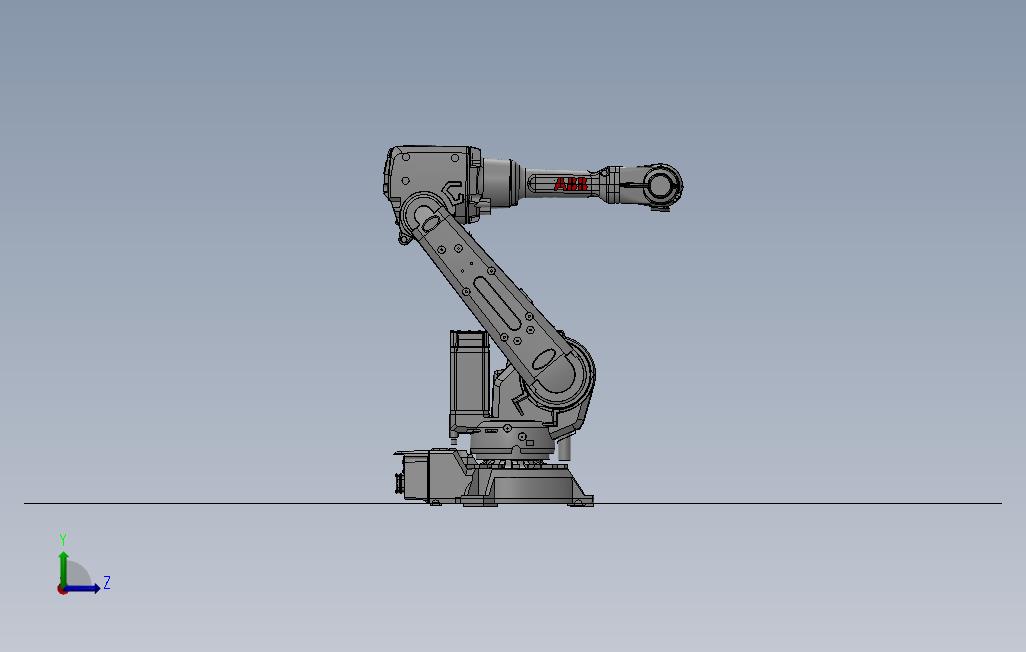 ABB机器人IRB2600-20Kg165M 左侧视图