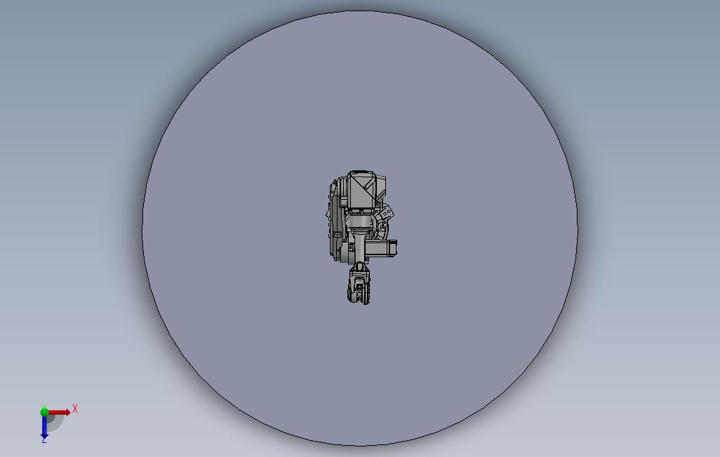 ABB机器人IRB2600-20Kg165M 俯视图