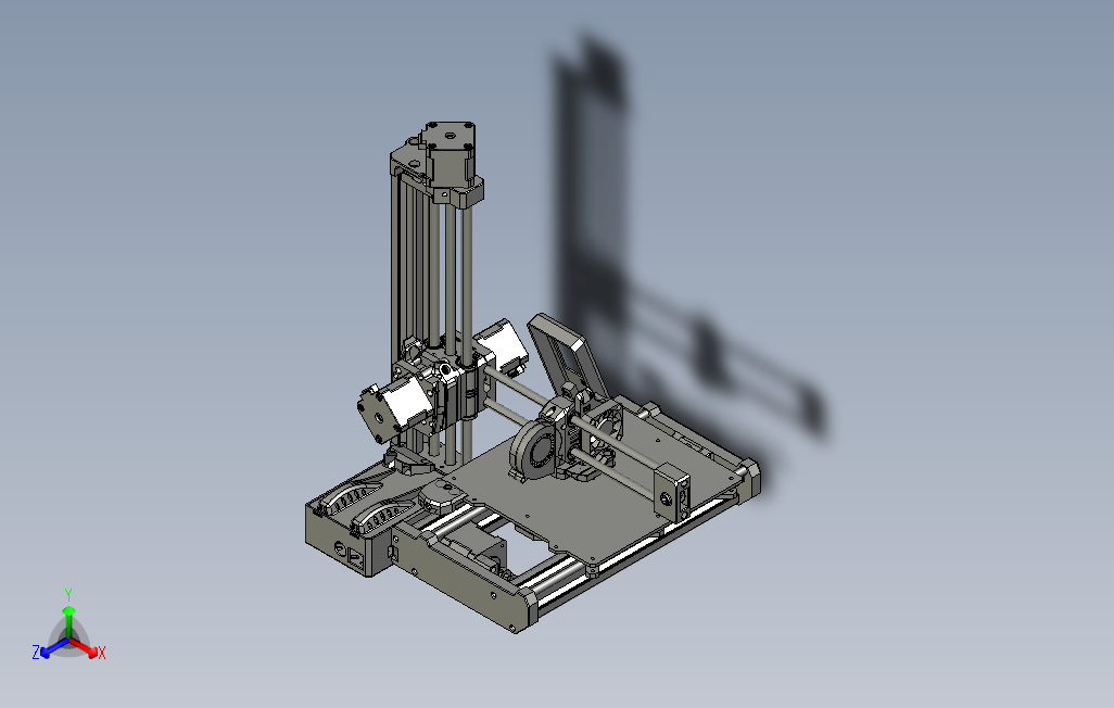 OryginalPrusamini3R打印机结构3D图纸STEP格式