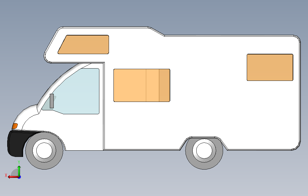 旅行房车_SOLIDWORKS 2014_模型图纸下载 – 懒石网