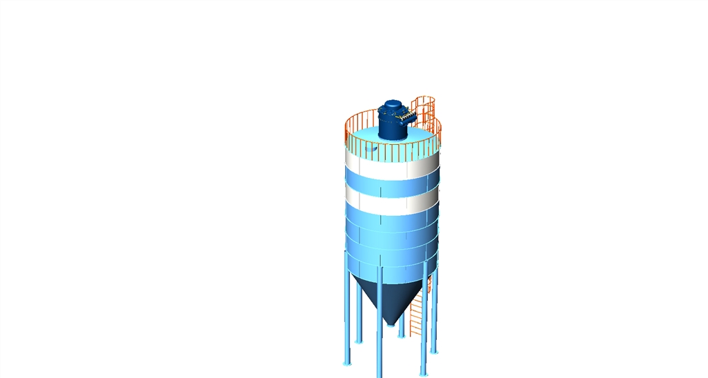 筒仓D5000mm带袋式过滤器