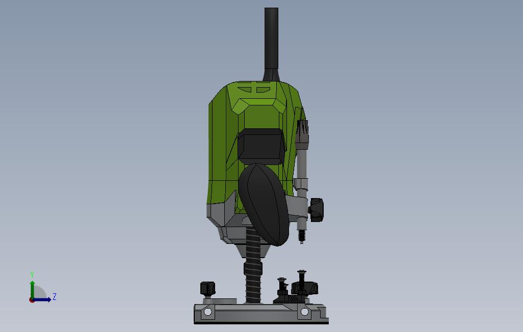 Ryobi小型路由器 左侧视图