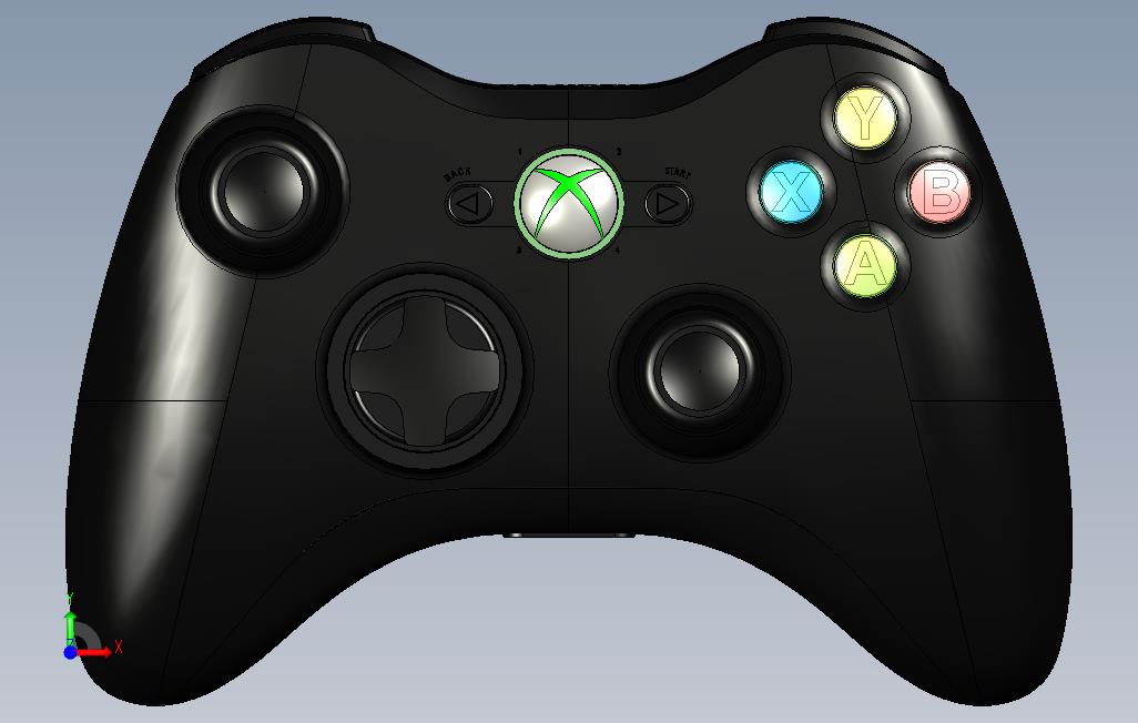 Xbox36控制器黑色