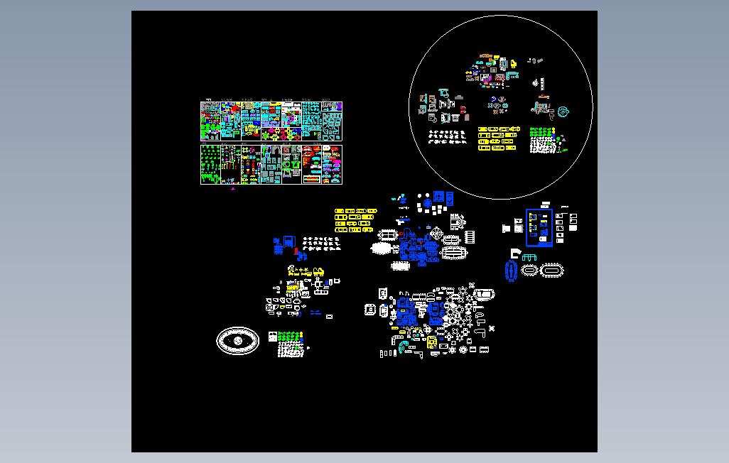 很齐全的综合CAD图库平面