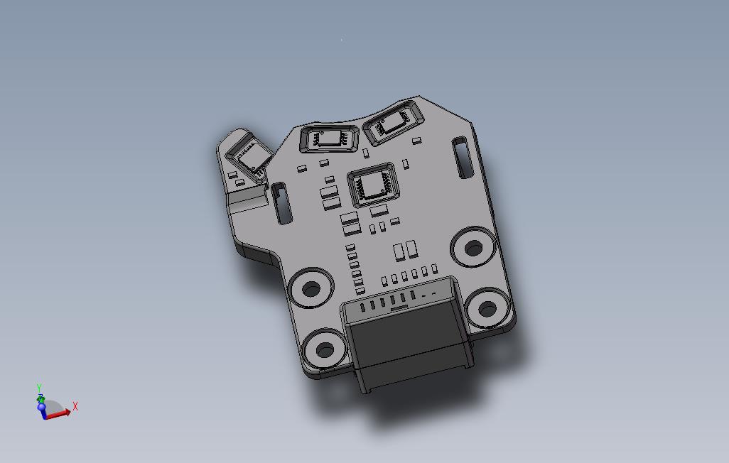 方向盘线路板3D模型