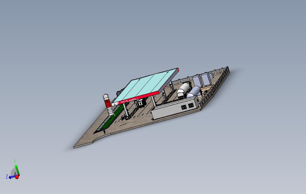 曲江加气站效果图