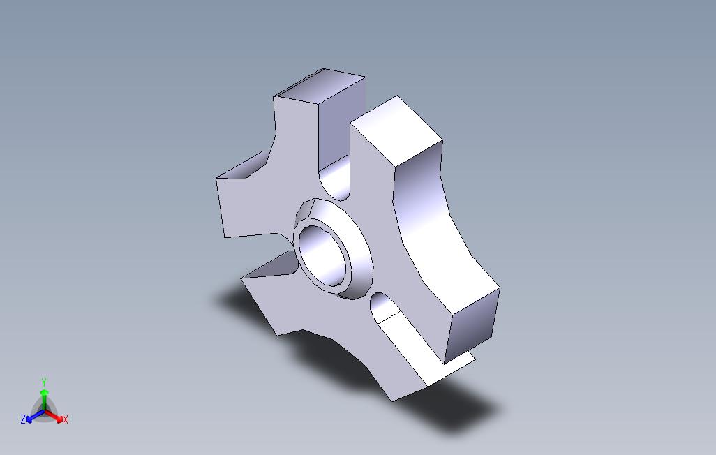杆轮3dmodel 主视图