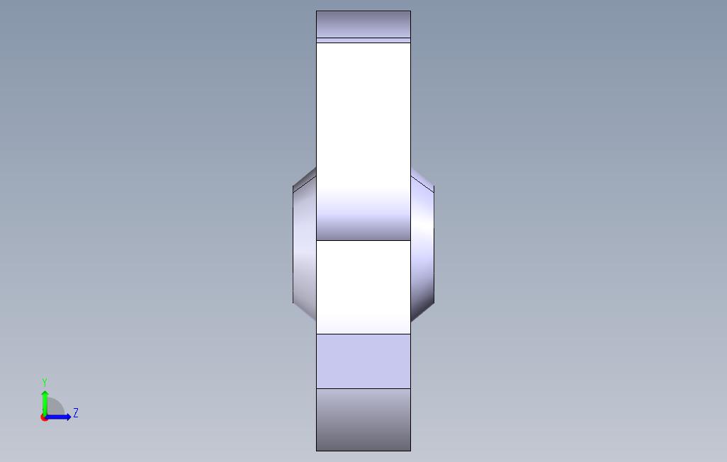杆轮3dmodel 左侧视图