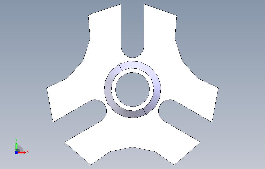 杆轮3dmodel 正面视图
