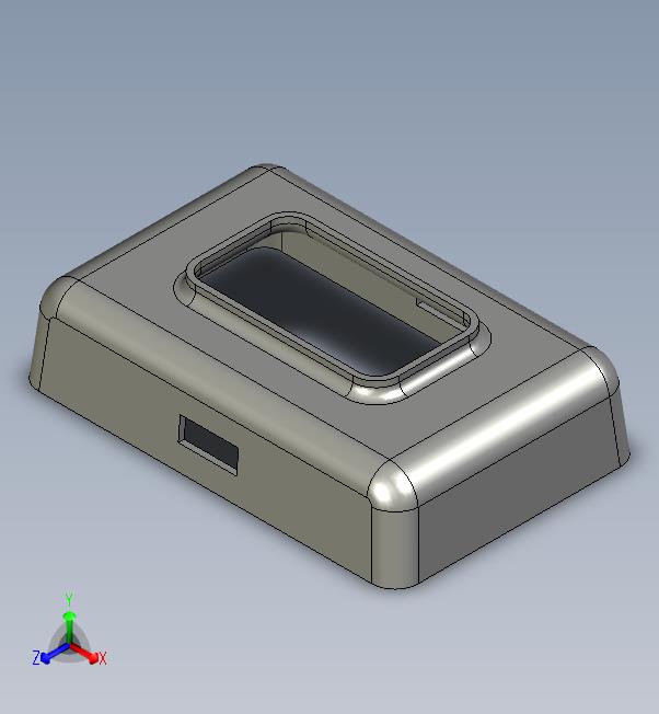 盒盖设计3D-PROE图