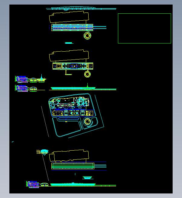 磁悬浮龙阳路车站CAD设计图纸
