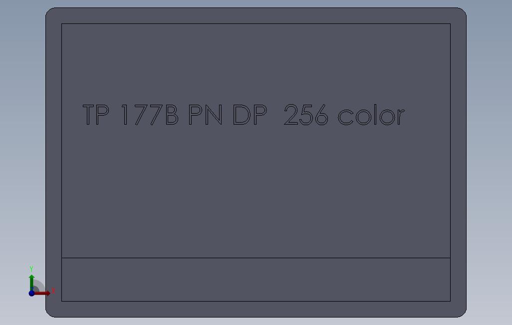 西门子触摸屏TP177BSIMATIC-HMI-TP177B-PN-DP-256color_SOLIDWORKS 2010_模型图纸免费下载 ...