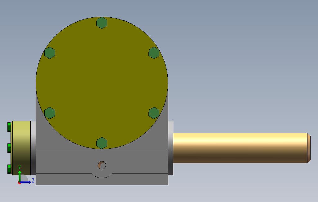 1蜗轮蜗杆 Solidworks 2012 模型图纸免费下载 懒石网