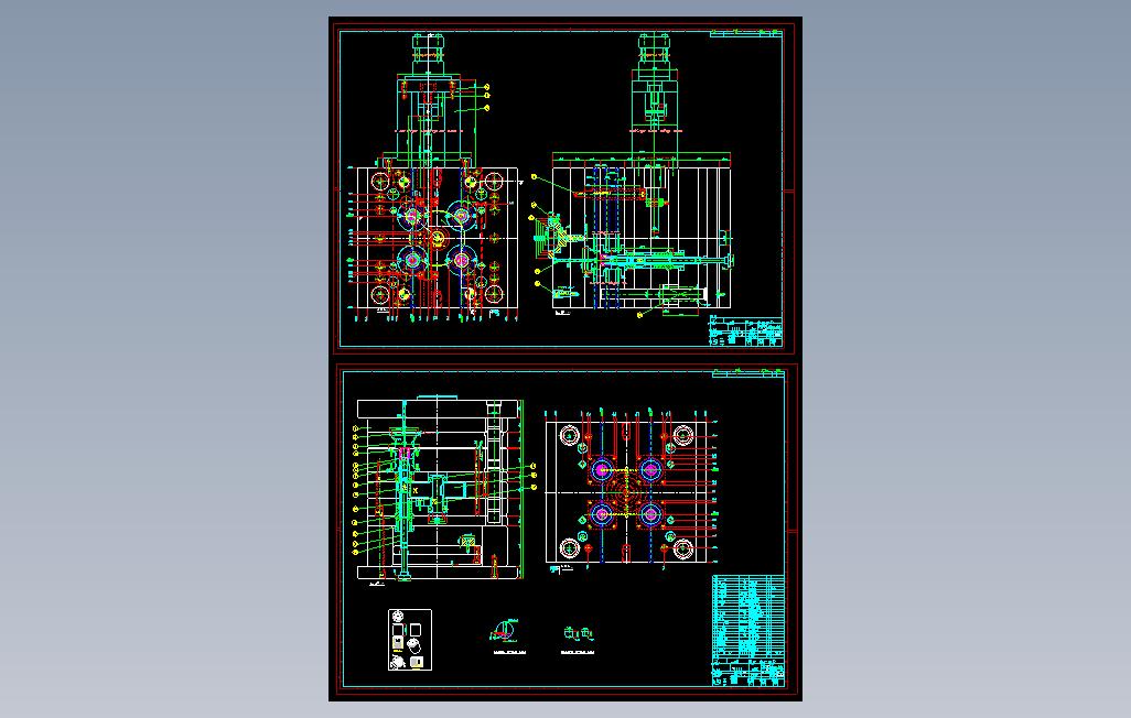 6-1内螺纹模具结构图