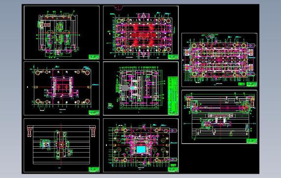 8-1双层模具LW-2MOLD模具结构图