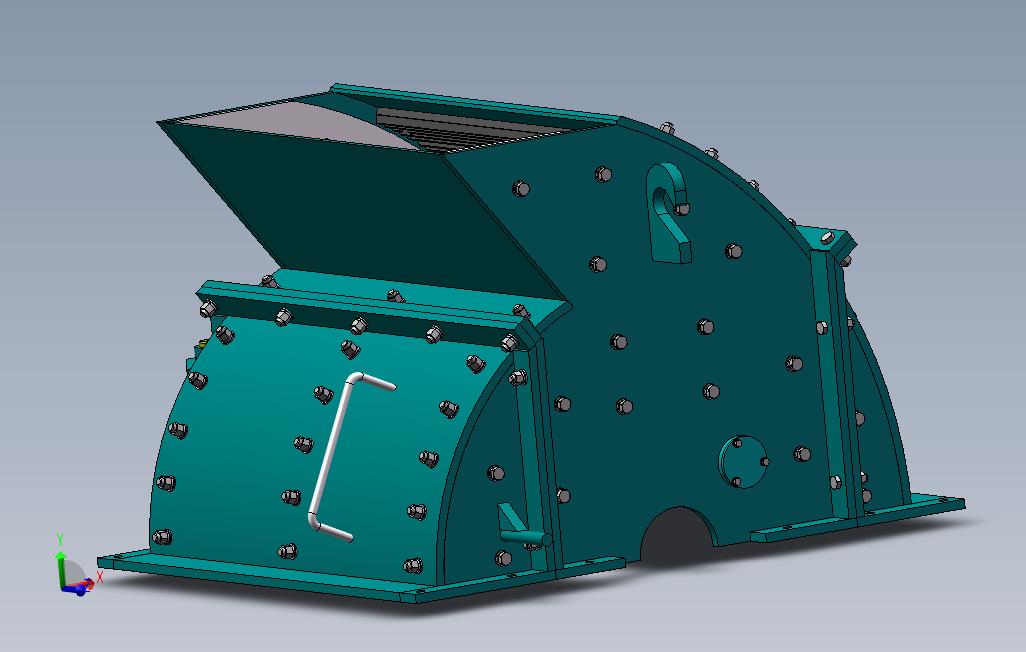 1型锤式碎机Solidwrks模型